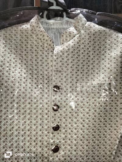 Sherwani Groom / wedding Sherwani / Off-white Sherwani
