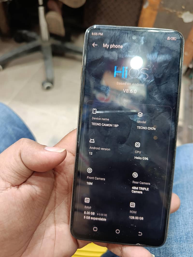 Tecno camon 18p 4