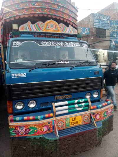 Mazda truck blue cabbon