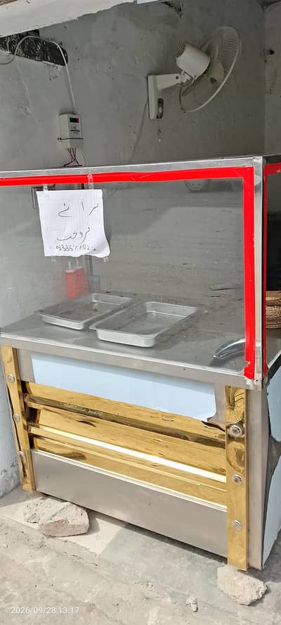 food stall with steel body