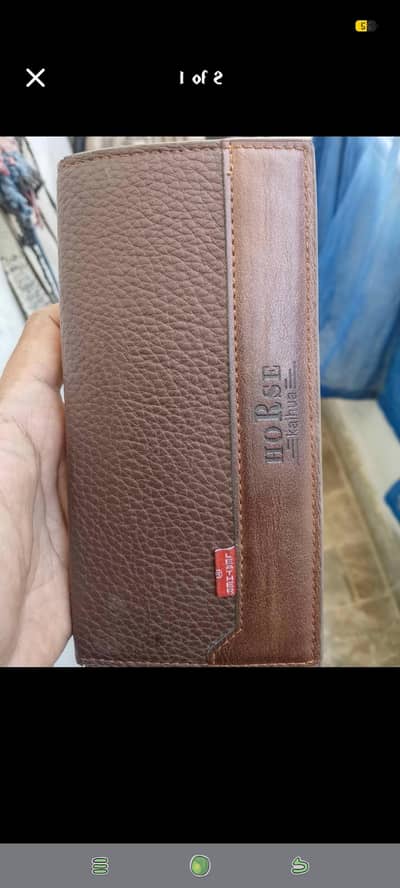 Mens long wallet 18 pockets new