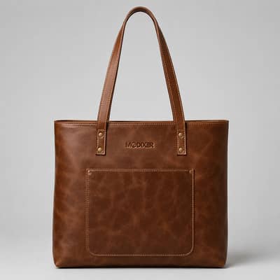 Original/Genuine Leather Laptop Tote Bag