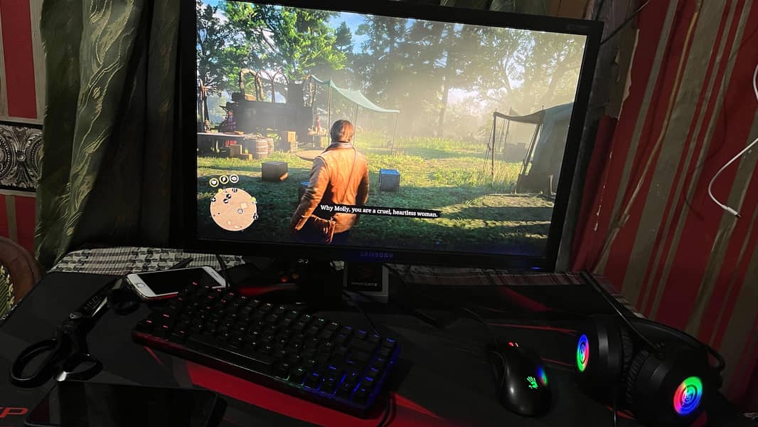 gaming setup ,only pc available only LCD available 2