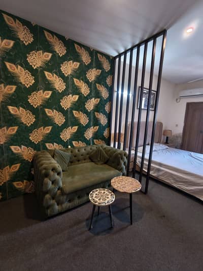 1 bed studio fully furnished available for rent on monthly basis