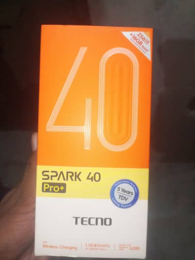 Tecno Spark 40 Pro Plus  256 GB Memory 16GB Ram