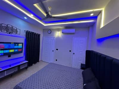 furnished flat for rent H3 Johar town near canal road
