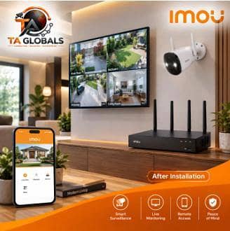 IMOU N110W | 10 Channel Wi-Fi NVR | Built-in Mic & Speaker | IMOU NVR 8MP Supported |WiFi Network Security System NVR | Dual-Band Wi-Fi 6