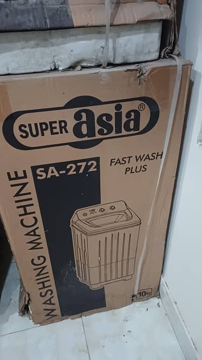 Super Asia washing machine & Dryer