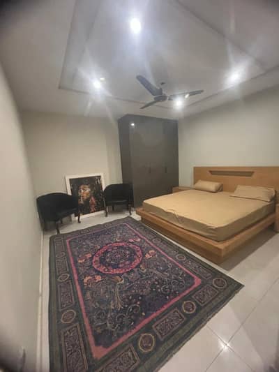 1 bed basement portion fully furnished available for rent on monthly basis