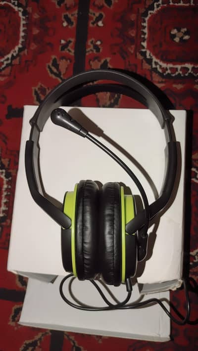 Genius HS-400A Black & Green Gaming Headset  | Budget Headphones
