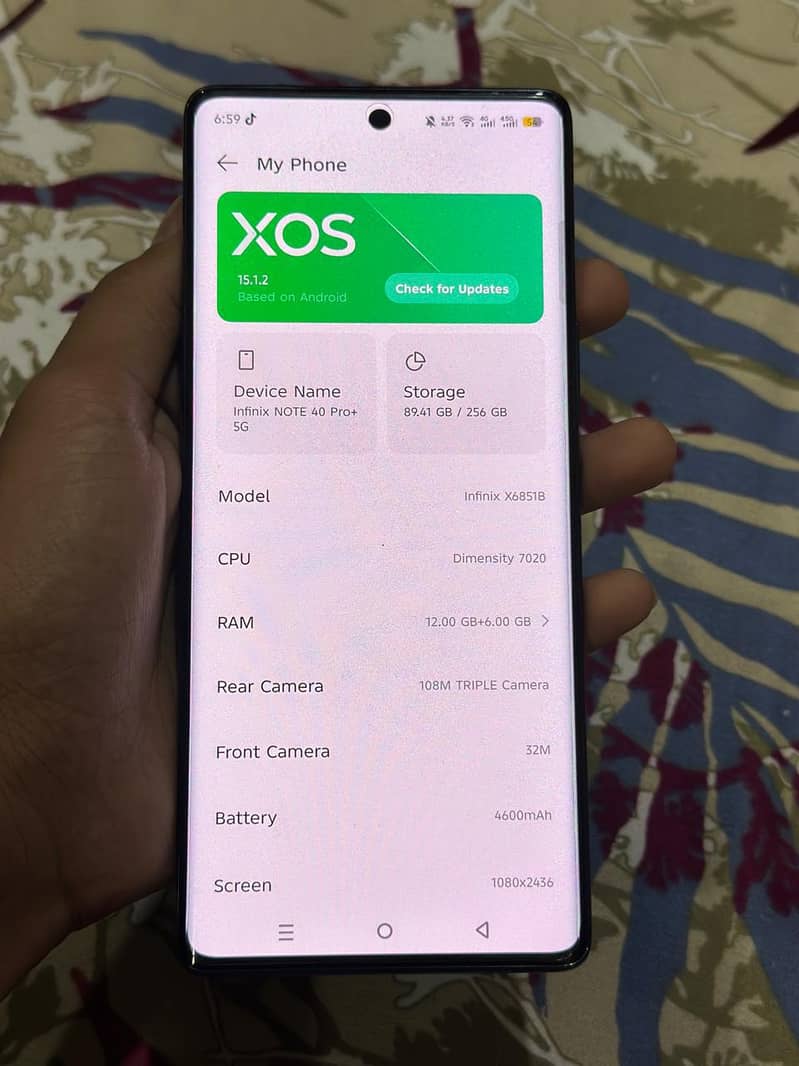 Infinix Note 40 Pro Plus edge 5