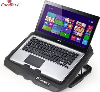 CoolBell Gaming Laptop Cooling Pad - Dual Big Fans