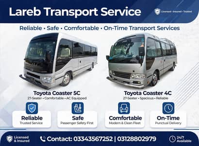 Rent a Coaster, Hiace, bus 03343567252