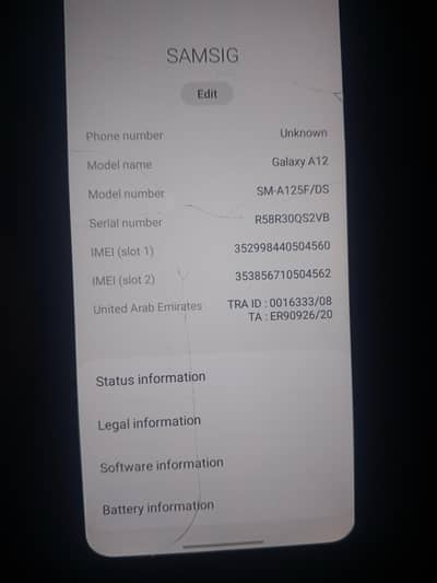 Samsung Mobile A12