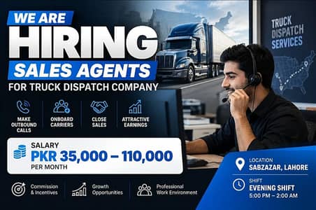 Hiring Sales Agents – Truck Dispatch Company