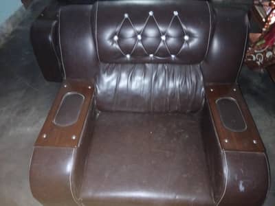 Leather Sofa Set 1+2+3 Seater Set with Covers