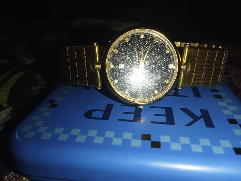 Gold plated watch 1