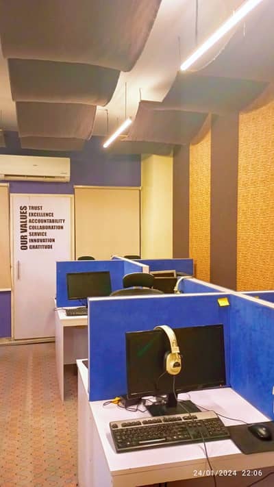 Furnished Office for Call Centre & Software House | SEF & DHA | 1.25L
