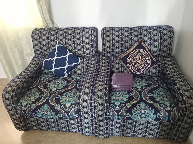 2 single sofas dressing table side table and swing on sale 6