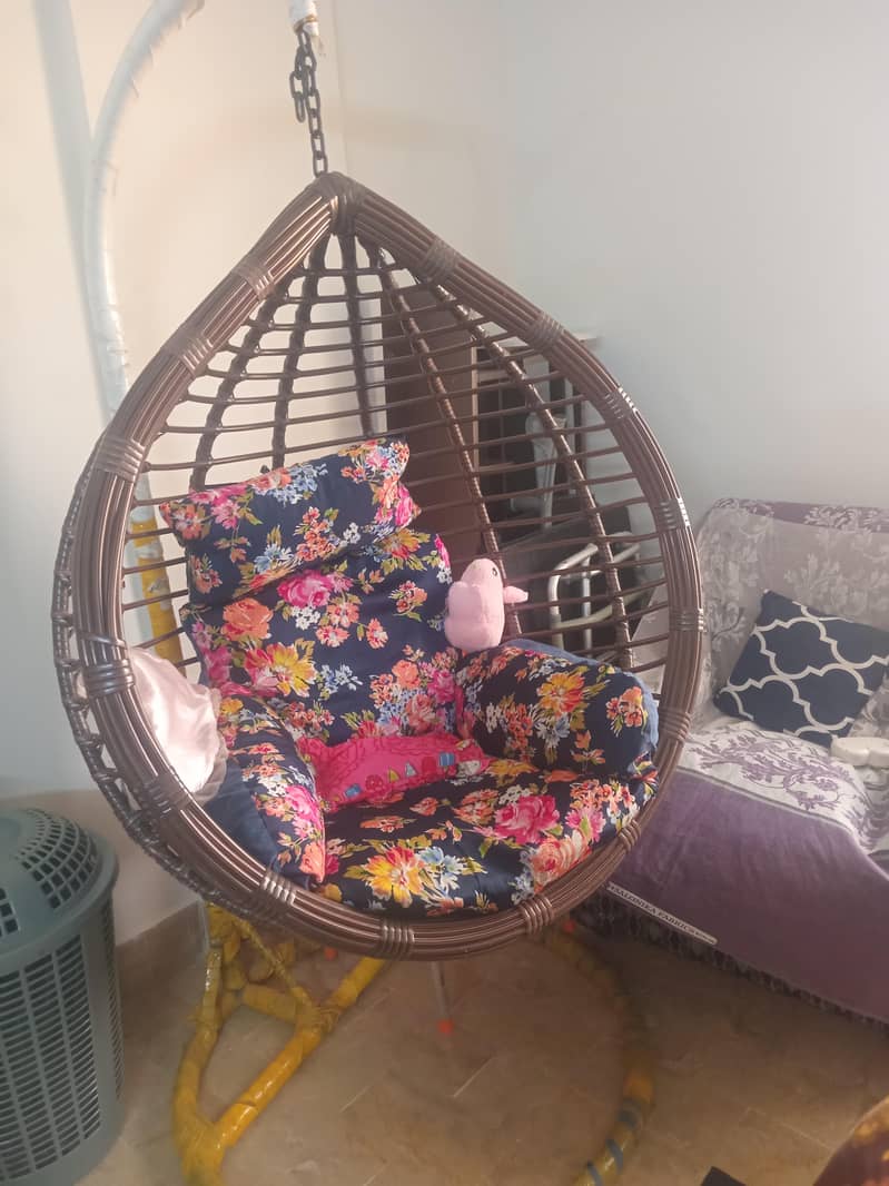 2 single sofas dressing table side table and swing on sale 11