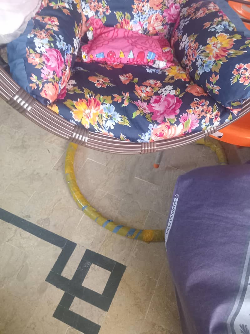 2 single sofas dressing table side table and swing on sale 12
