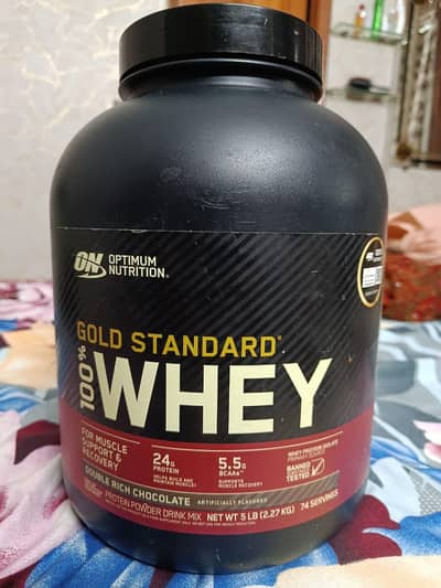Optimum Nutrition Gold Standard 100 % Whey Protein (Half Used)