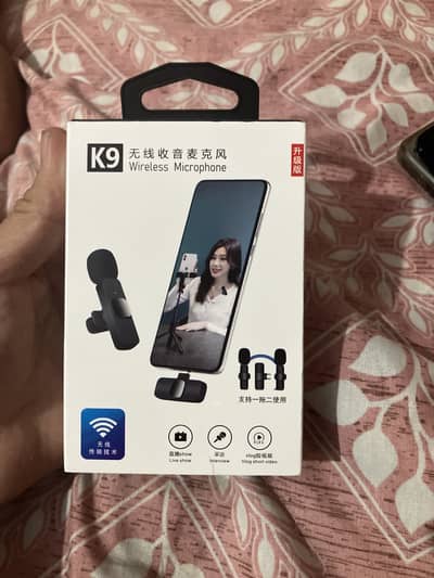 Boya K9 | Wireless Microphone | Dual Mic | For Android and Iphone