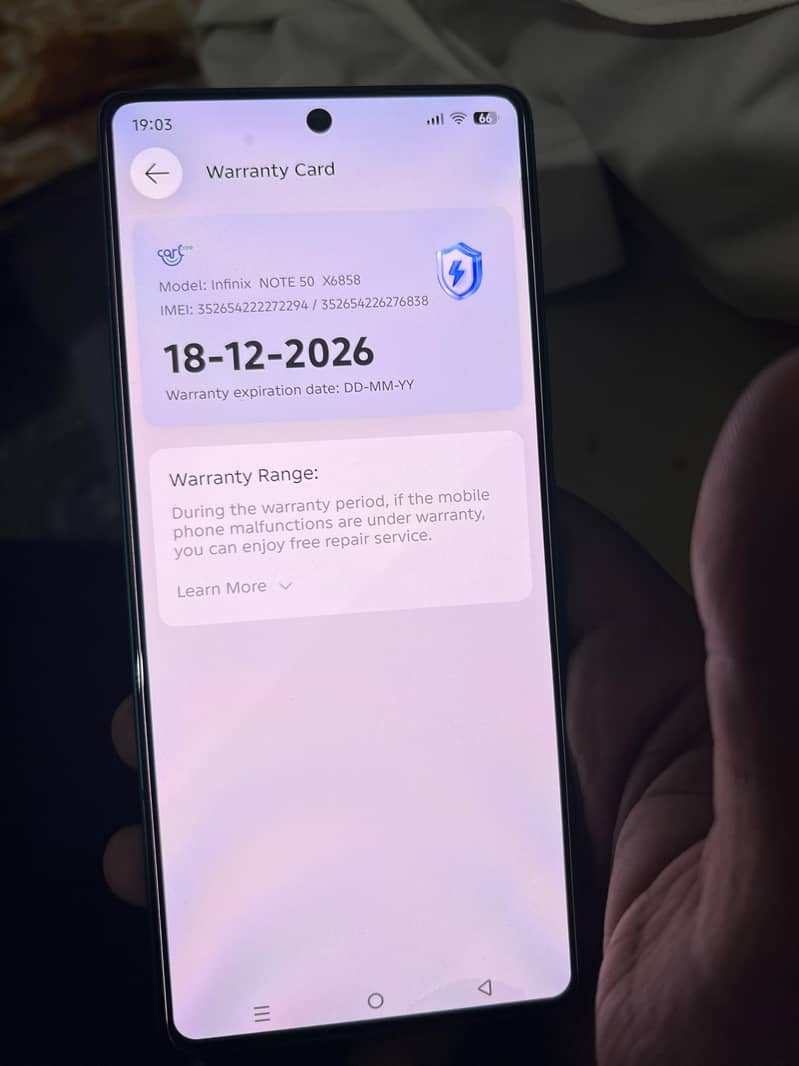 infinex note 50 8