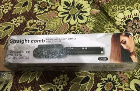 LF909 Hair Straightener Comb 45W - Good Condition - Multan