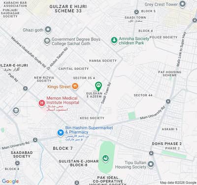 120 Sq Yard Lease Plot Boundary Wall Society Scheme 33 Near To Safora