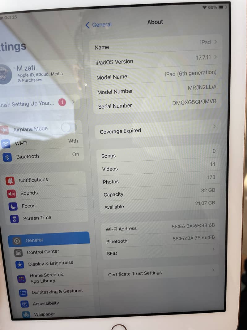 ipad 6th generation 1