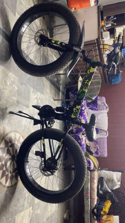 Bicycle Fat Tyre Foldable Mountain Bike 26″