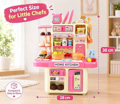 Kitchen set for baby girl