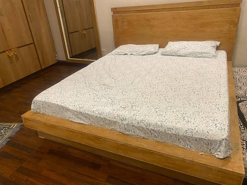 double bed with side tables 1