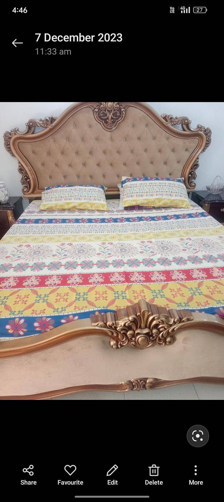 king size bed with dressing table 5