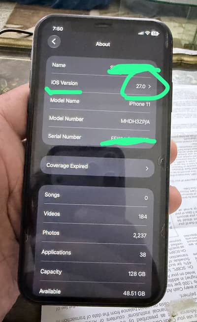 Apple iPhone 11 128gb PTA Approve
