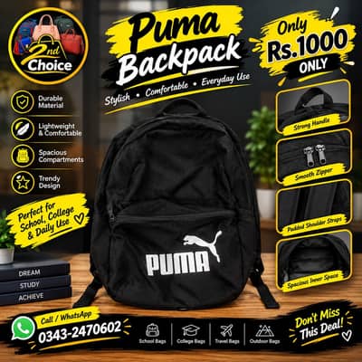 Black Backpack for Daily Use