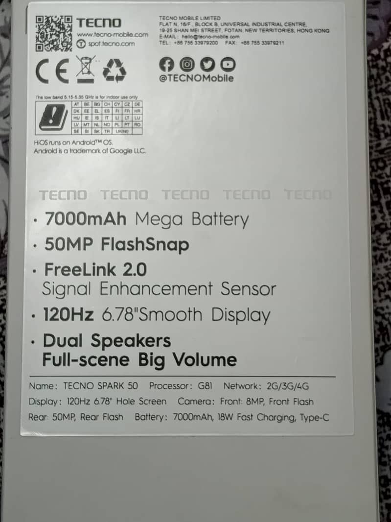 Tecno Spark 50 5
