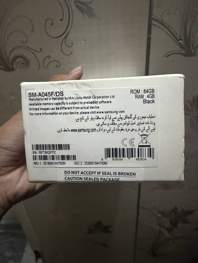 . `Samsung A04 PTA Approved - Box Charger - No Fault - Final 17000`