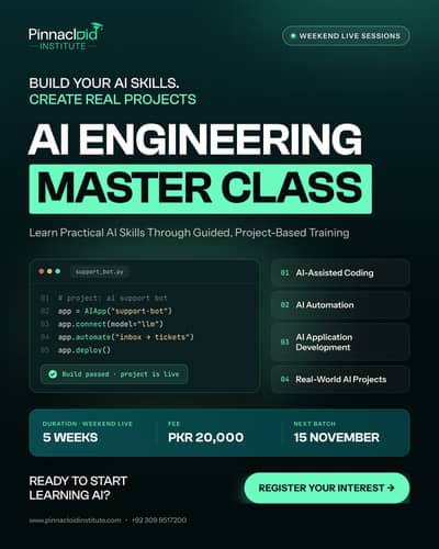 AI Engineering & AI QA Training in Lahore – Weekend Classes