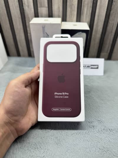 iPhone 18 Pro 100% Original Silicon Case | Burgundy Colour | Apple
