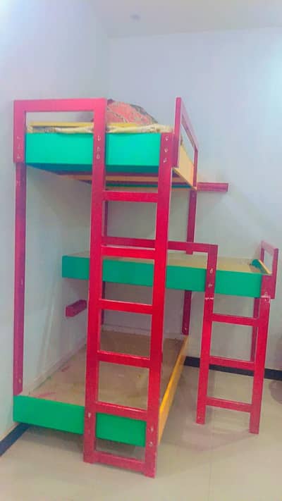 Wooden Bunk Bed for Sale – Rs. 45,000 – Urgent Sale