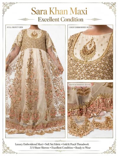 SARA KHAN MAXI FOR SALE