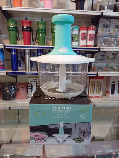 Kitchen Hand Push Chopper 1.5 Liter
