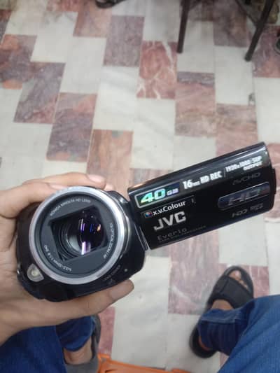 JVC Eerio HD Camcorder 40GB HDD -Full HD 1920x1080-10x Optical Zoom