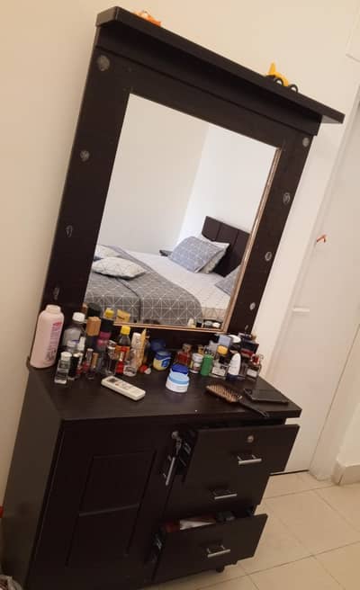 Double Bed, Two Side Tables and Dressing