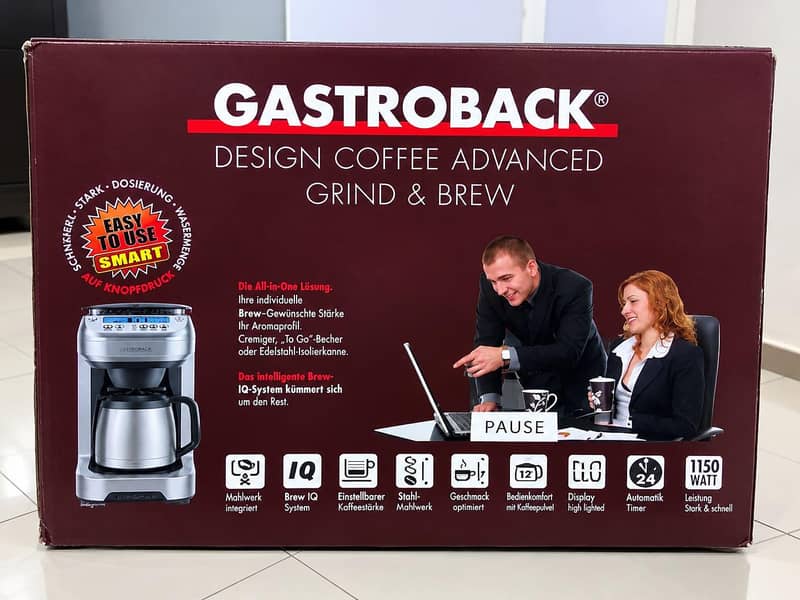 Gastroback Grind & Brew Automatic Coffee Machine – Excellent Condition 1