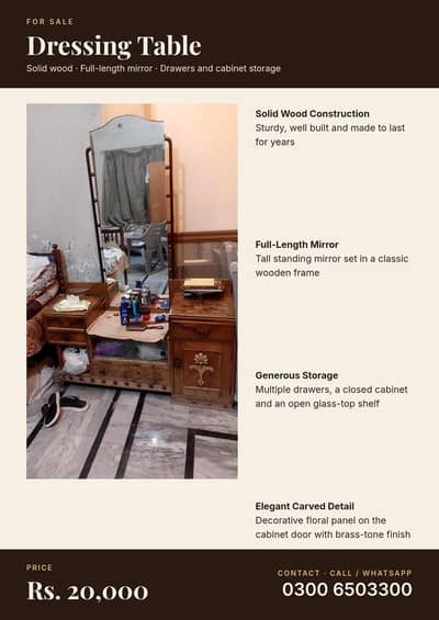 Beautiful side table for sale