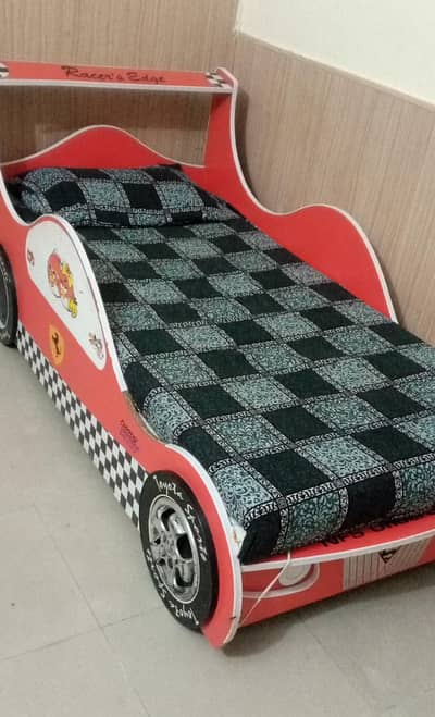 RACING CAR BED red color kids bed