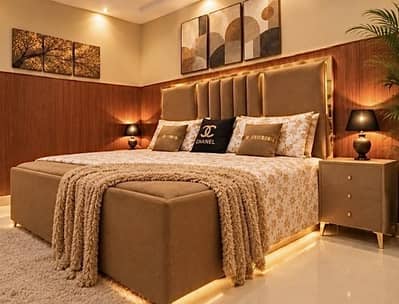 Bed Set | Turkish Style | Brown velvet | Price final